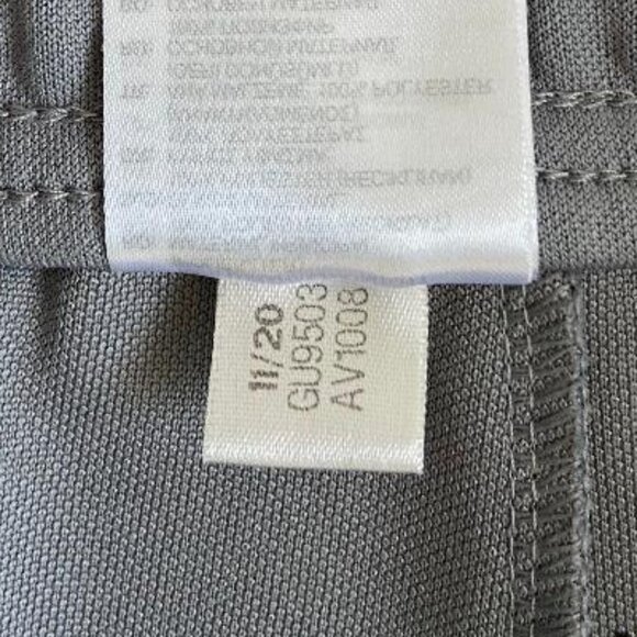 🆕 Adidas Girls' Grey with Pink & Blue Ombre Striped Zippered Track Pants - Picture 7 of 11